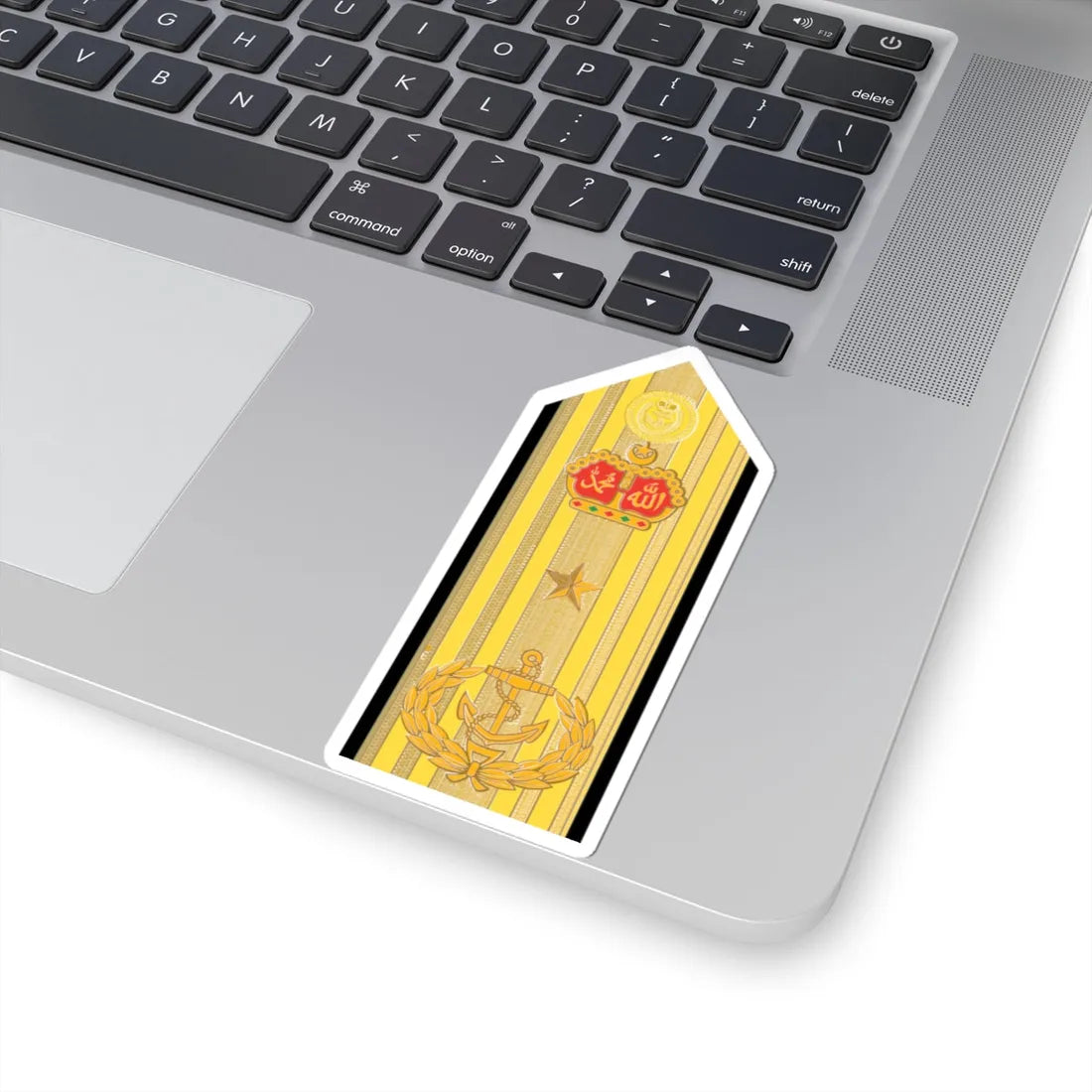 Malaysia Navy OF 6 New (Malaysia) (Military Rank) STICKER Vinyl Kiss-Cut Decal - The Sticker Space