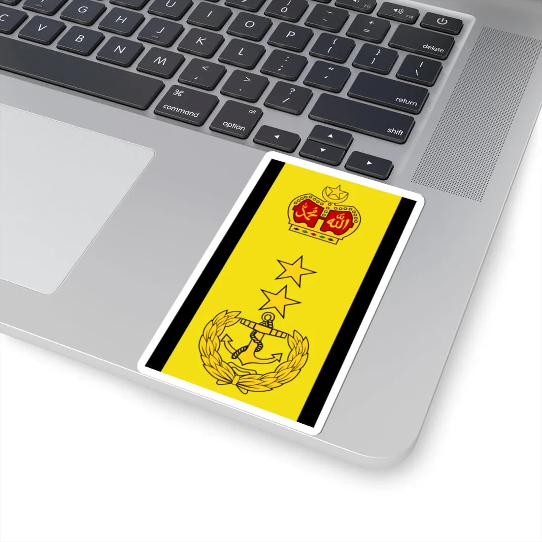 Malaysia navy OF 7 (Malaysia) (Military Rank) STICKER Vinyl Kiss-Cut Decal - The Sticker Space