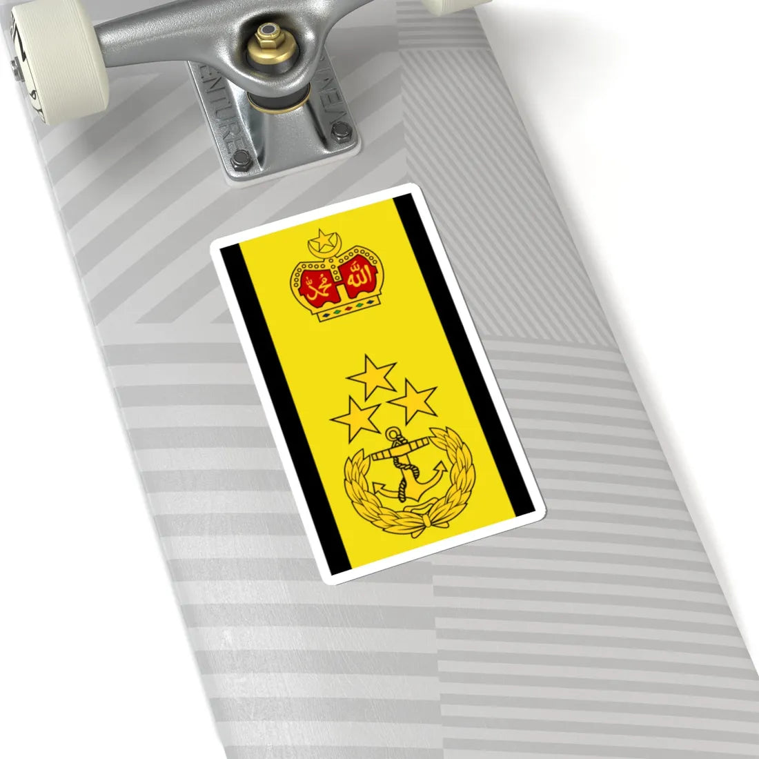 Malaysia navy OF 8 (Malaysia) (Military Rank) STICKER Vinyl Kiss-Cut Decal - The Sticker Space