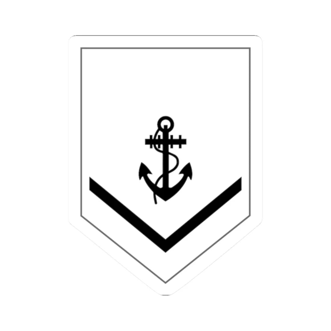 Malaysia Navy OR 3 New (Malaysia) (Military Rank) STICKER Vinyl Kiss-Cut Decal 2 Inch White - The Sticker Space