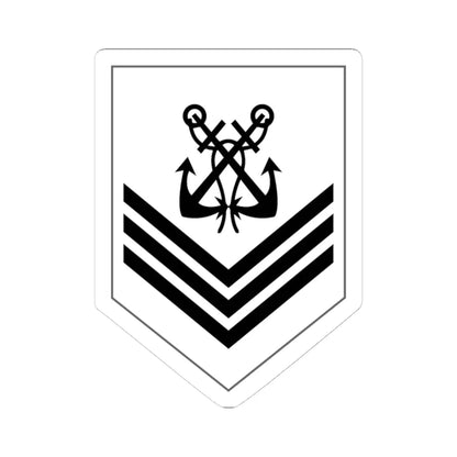 Malaysia Navy OR 6 New (Malaysia) (Military Rank) STICKER Vinyl Kiss-Cut Decal 4 Inch White - The Sticker Space