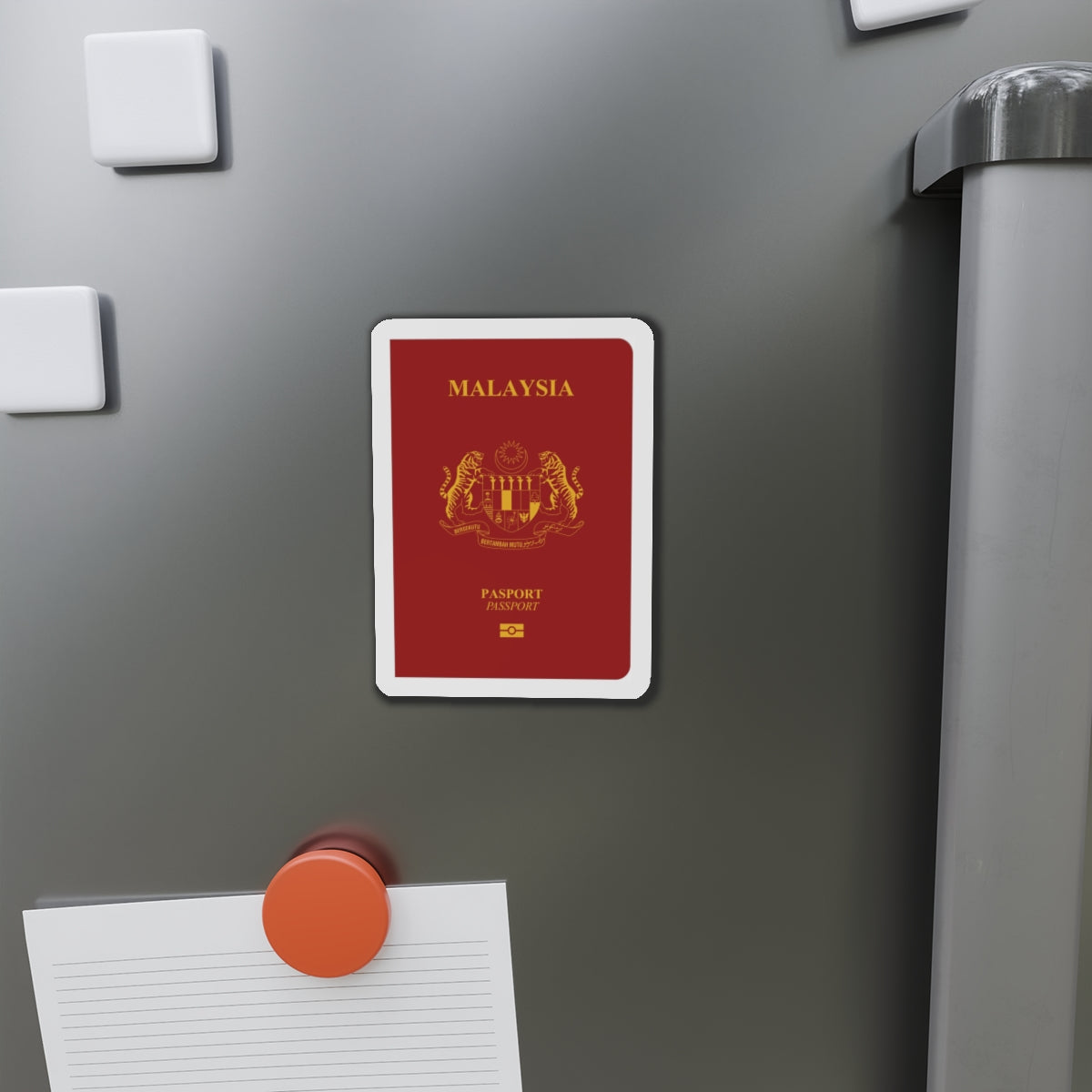 Malaysia Passport - Die-Cut Magnet-The Sticker Space