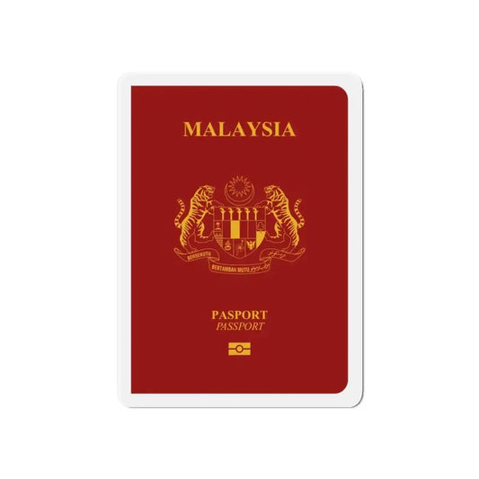 Malaysia Passport - Refrigerator Magnet 6 Inch - The Sticker Space