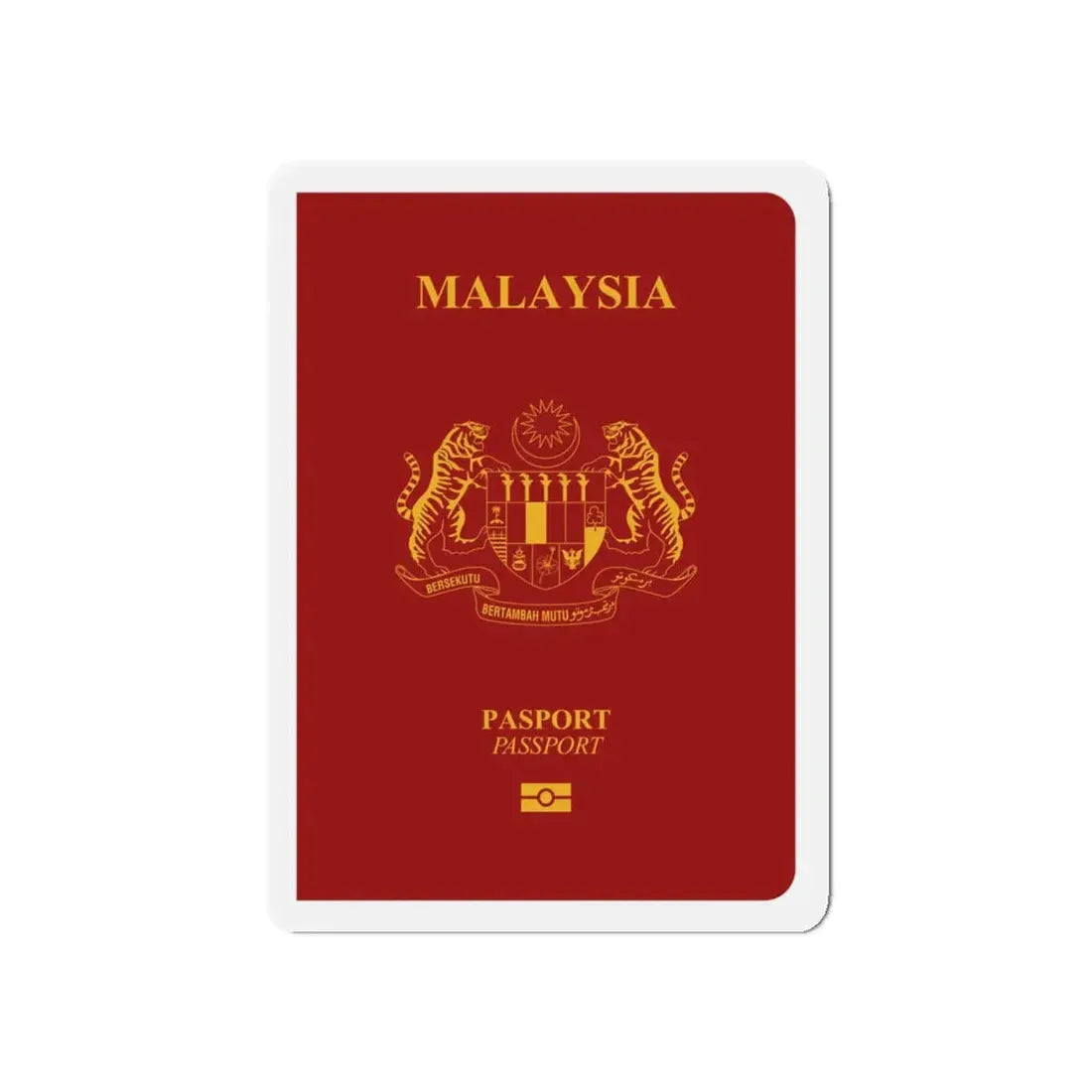 Malaysia Passport - Refrigerator Magnet - The Sticker Space