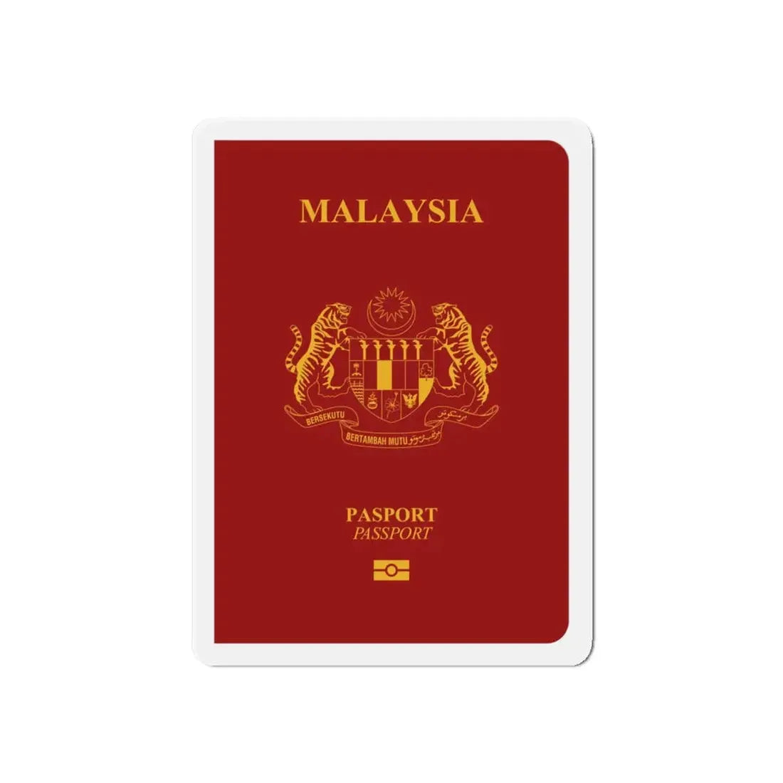 Malaysia Passport - Refrigerator Magnet - The Sticker Space