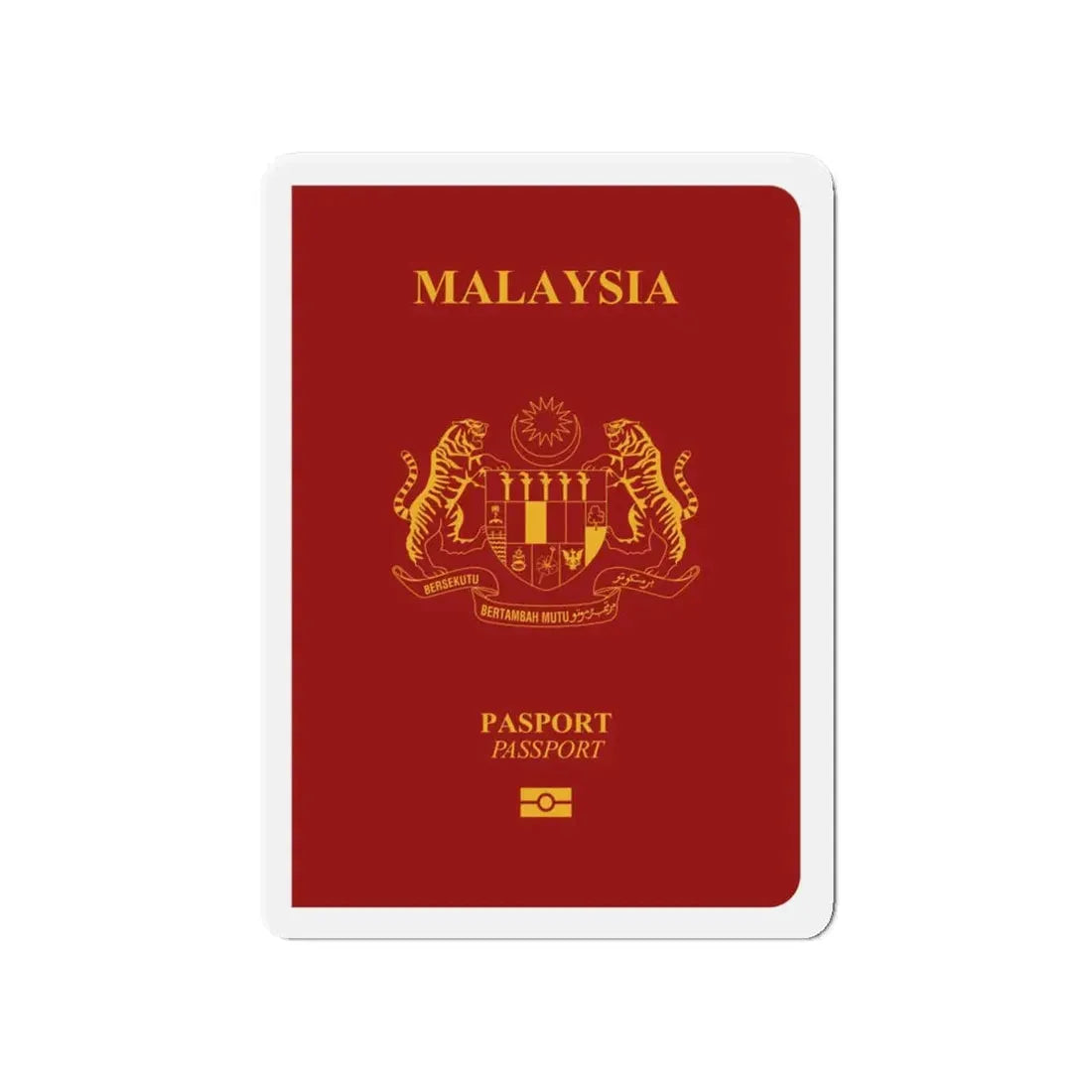 Malaysia Passport - Refrigerator Magnet - The Sticker Space