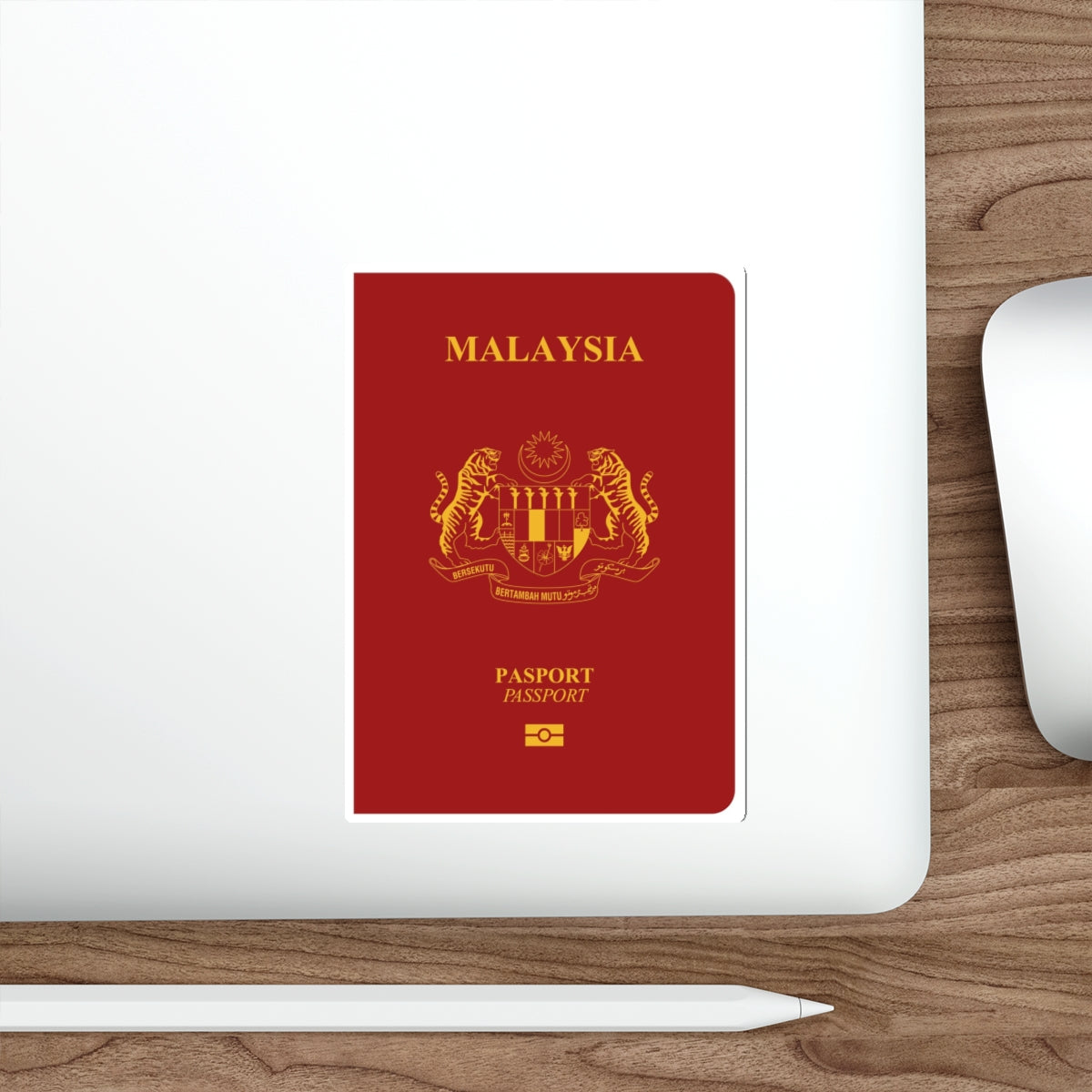 Malaysia Passport STICKER Vinyl Die-Cut Decal-The Sticker Space