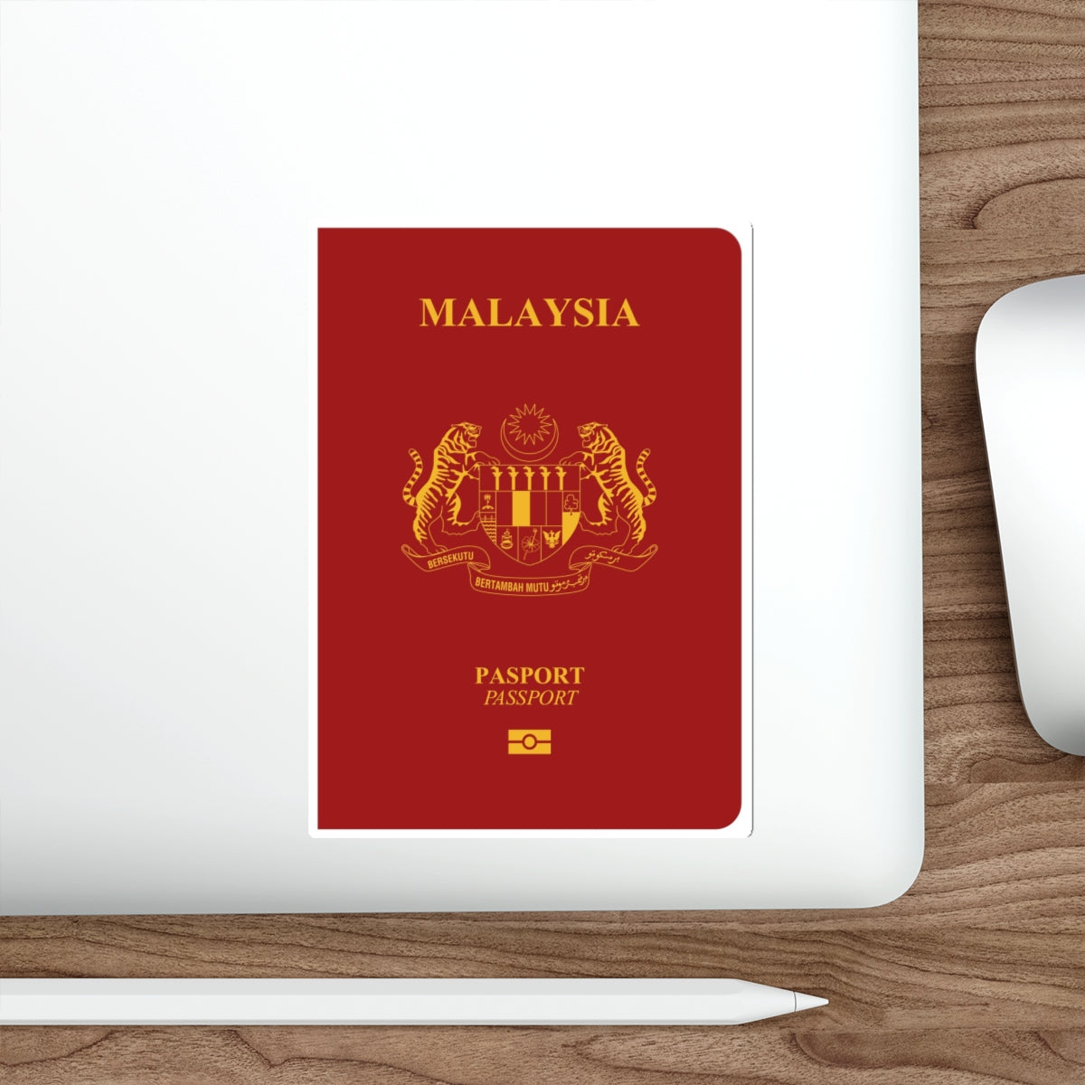 Malaysia Passport STICKER Vinyl Die-Cut Decal-The Sticker Space