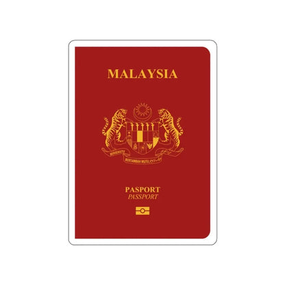 Malaysia Passport STICKER Vinyl Die-Cut Decal 2 Inch - The Sticker Space