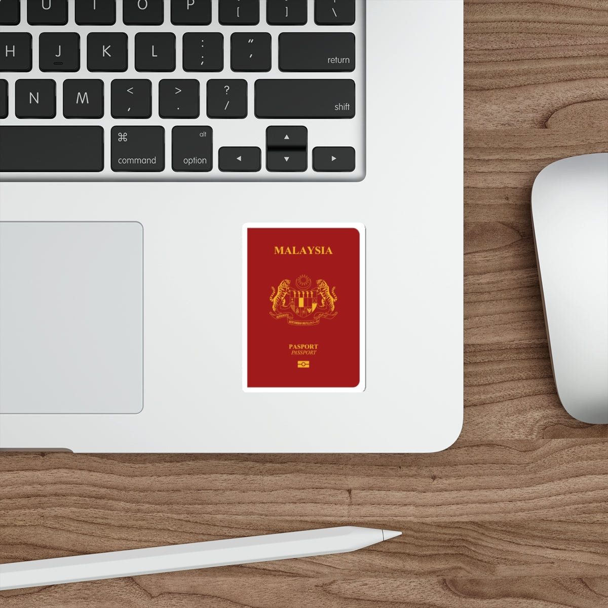 Malaysia Passport STICKER Vinyl Die-Cut Decal-The Sticker Space