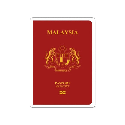 Malaysia Passport STICKER Vinyl Die-Cut Decal - The Sticker Space