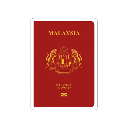 Malaysia Passport STICKER Vinyl Die-Cut Decal - The Sticker Space