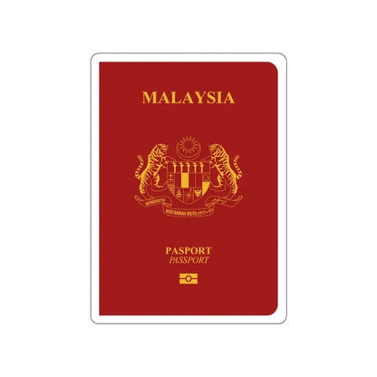Malaysia Passport STICKER Vinyl Die-Cut Decal - The Sticker Space