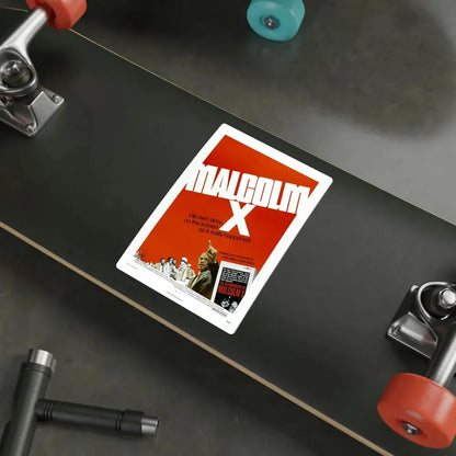 Malcolm X 1972 Movie Poster STICKER Vinyl Die-Cut Decal - The Sticker Space