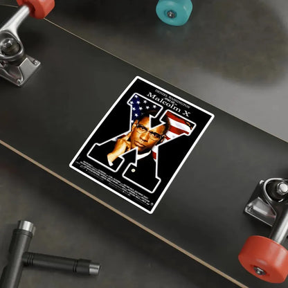 Malcolm X 1992 Movie Poster STICKER Vinyl Die-Cut Decal - The Sticker Space