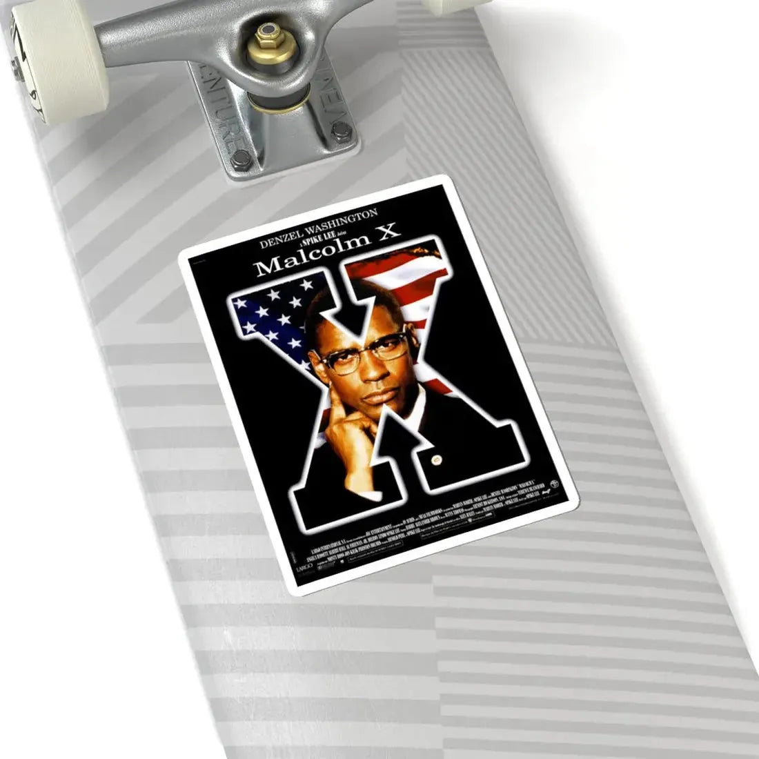 Malcolm X 1992 Movie Poster - STICKER Vinyl Kiss-Cut Decal - The Sticker Space