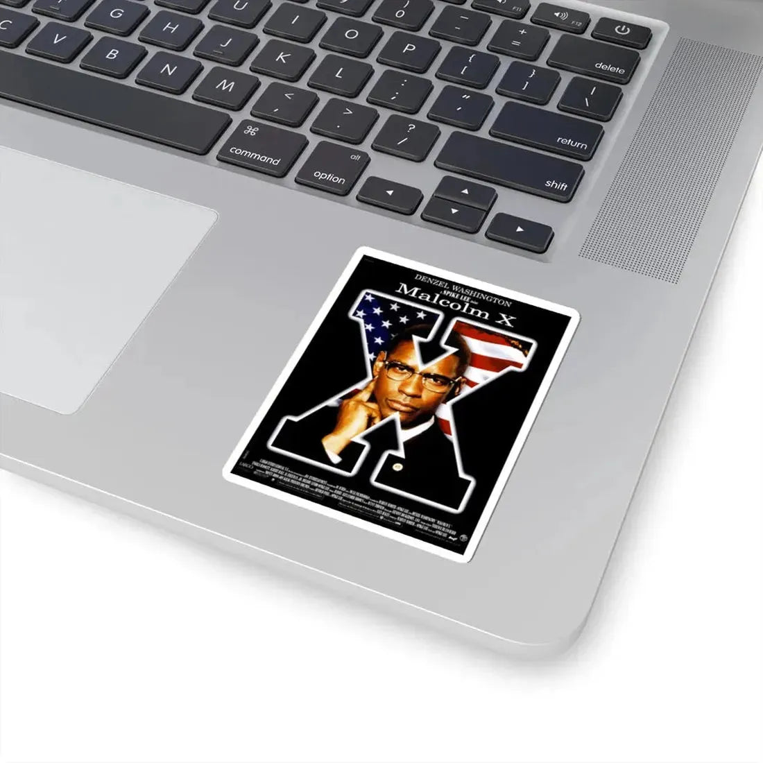 Malcolm X 1992 Movie Poster - STICKER Vinyl Kiss-Cut Decal - The Sticker Space