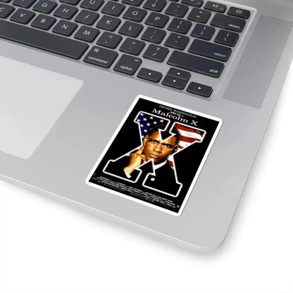 Malcolm X 1992 Movie Poster - STICKER Vinyl Kiss-Cut Decal - The Sticker Space