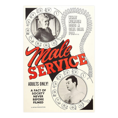 MALE SERVICE 1966 - Paper Movie Poster-24″ x 36″ (Vertical)-The Sticker Space