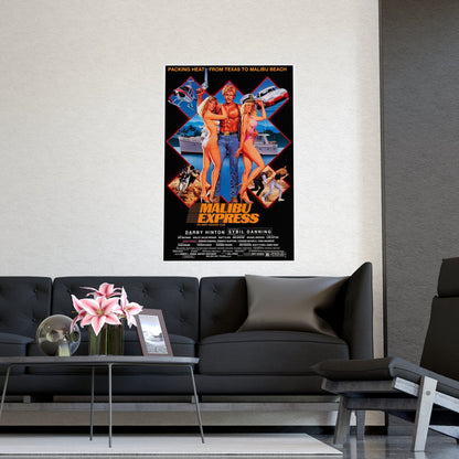 MALIBU EXPRESS 1985 - Paper Movie Poster-The Sticker Space