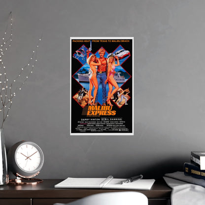 MALIBU EXPRESS 1985 - Paper Movie Poster-The Sticker Space