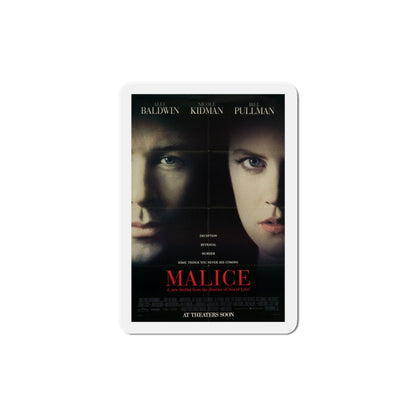 Malice 1993 Movie Poster Die-Cut Magnet-5" x 5"-The Sticker Space