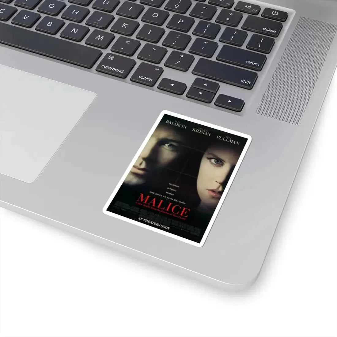 Malice 1993 Movie Poster - STICKER Vinyl Kiss-Cut Decal - The Sticker Space