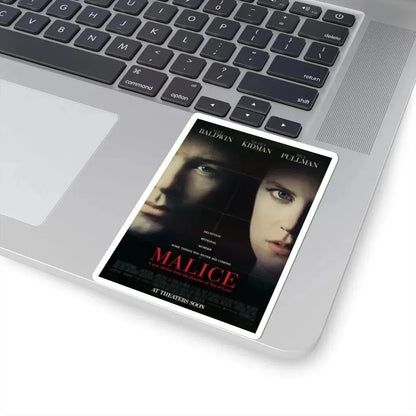 Malice 1993 Movie Poster - STICKER Vinyl Kiss-Cut Decal - The Sticker Space