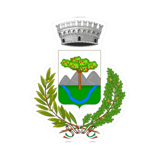 Mallare-Stemma (Italy) (Coat of Arms) STICKER Vinyl Kiss-Cut Decal 2 Inch White - The Sticker Space