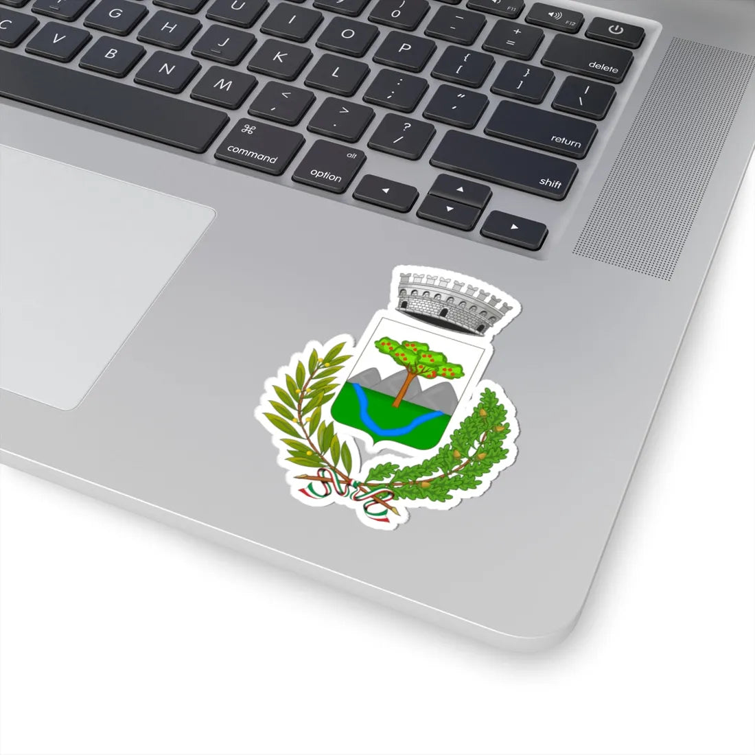 Mallare-Stemma (Italy) (Coat of Arms) STICKER Vinyl Kiss-Cut Decal - The Sticker Space