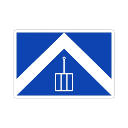 Malle vlag (Belgium) STICKER Vinyl Kiss-Cut Decal 3 Inch White - The Sticker Space