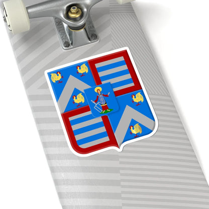 Malle wapen1 (Belgium) (Coat of Arms) STICKER Vinyl Kiss-Cut Decal - The Sticker Space
