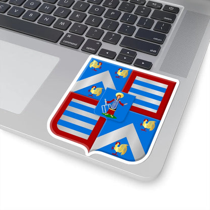 Malle wapen2 (Belgium) (Coat of Arms) STICKER Vinyl Kiss-Cut Decal - The Sticker Space