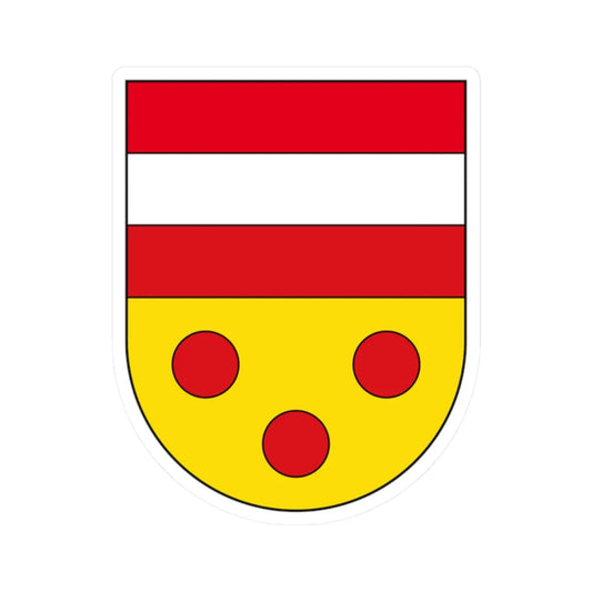 Malles Venosta-Stemma (Italy) (Coat of Arms) STICKER Vinyl Kiss-Cut Decal 2 Inch White - The Sticker Space