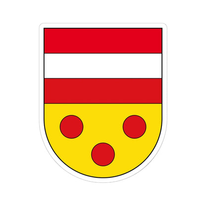 Malles Venosta-Stemma (Italy) (Coat of Arms) STICKER Vinyl Kiss-Cut Decal 6 Inch White - The Sticker Space