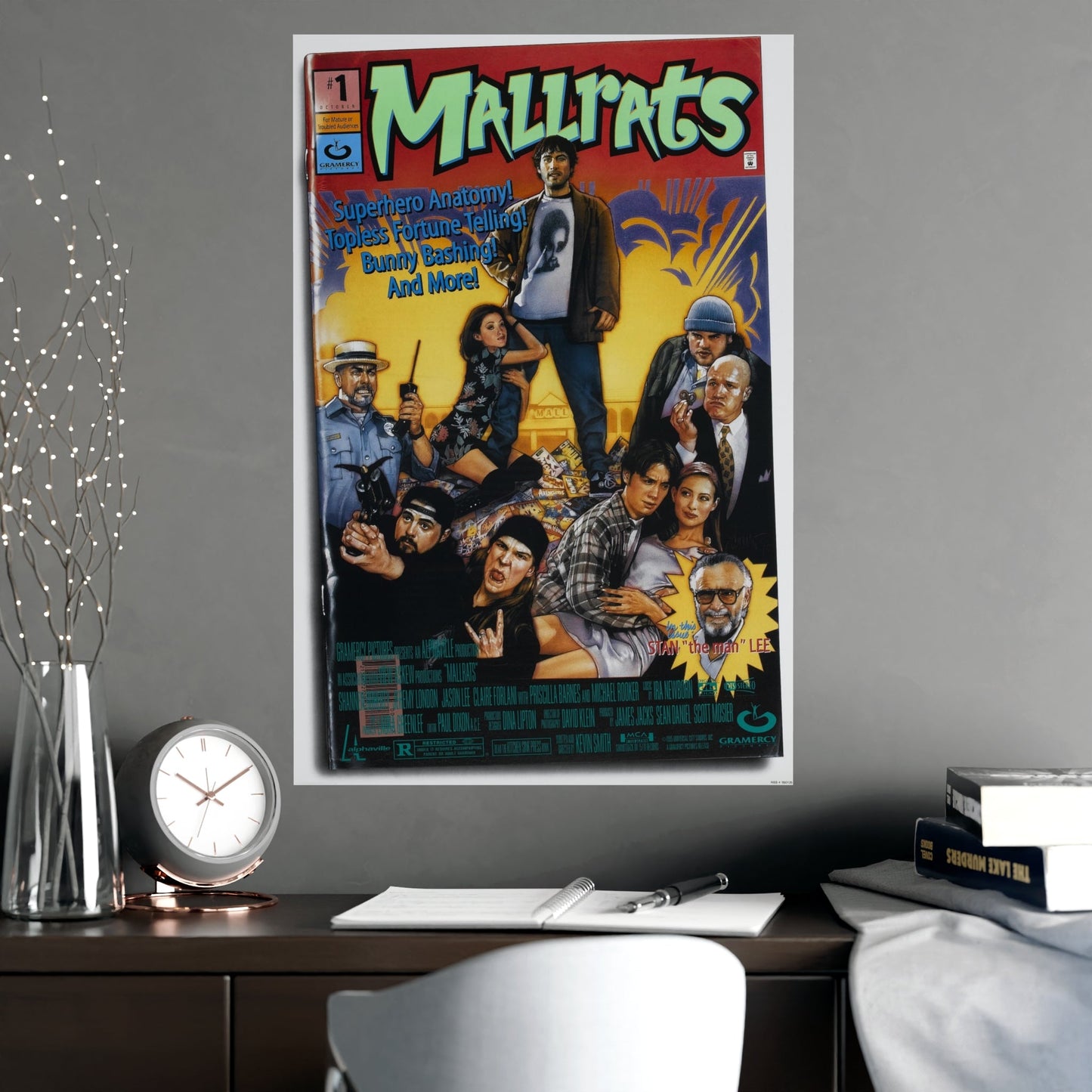 MALLRATS 1995 - Paper Movie Poster-The Sticker Space