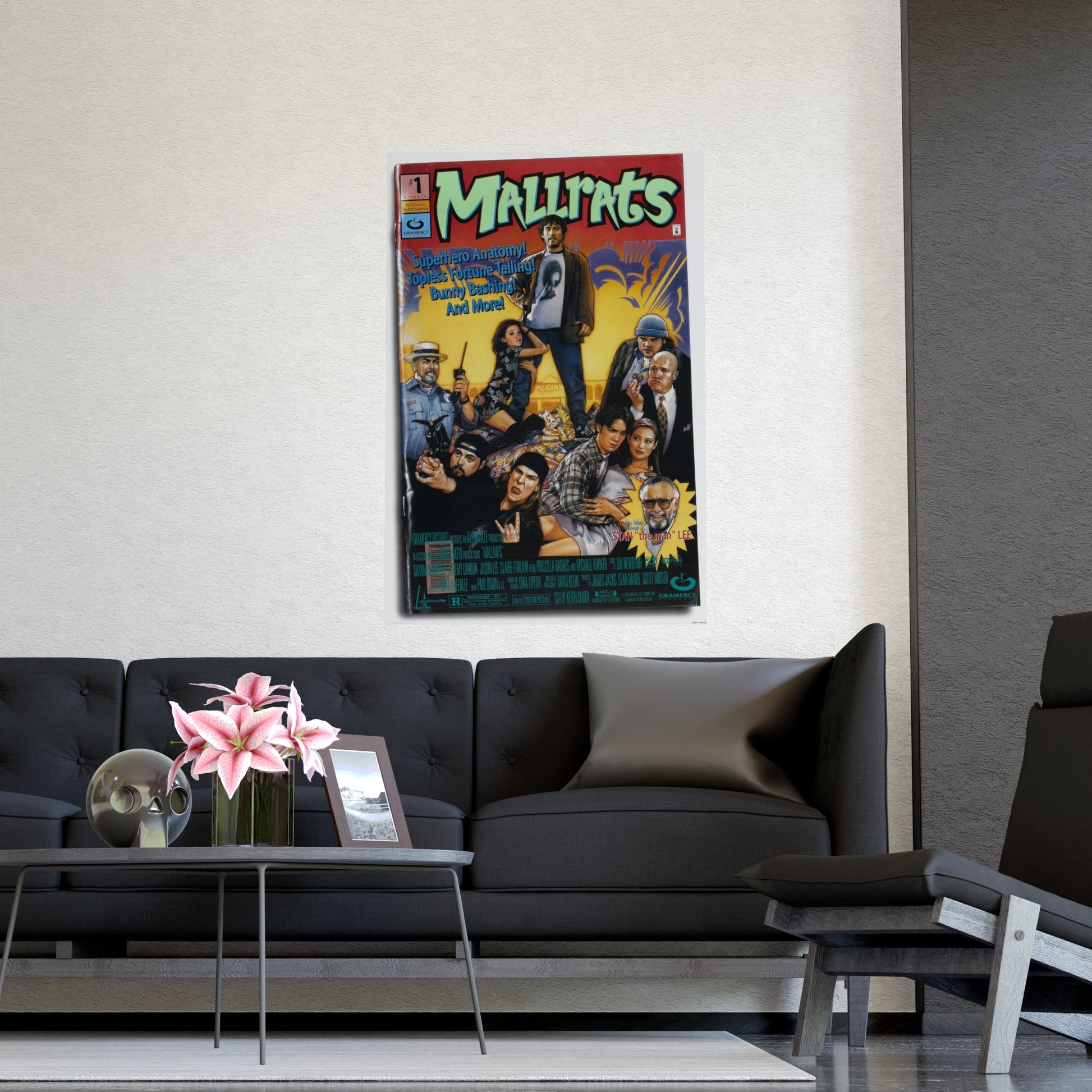 MALLRATS 1995 - Paper Movie Poster-The Sticker Space