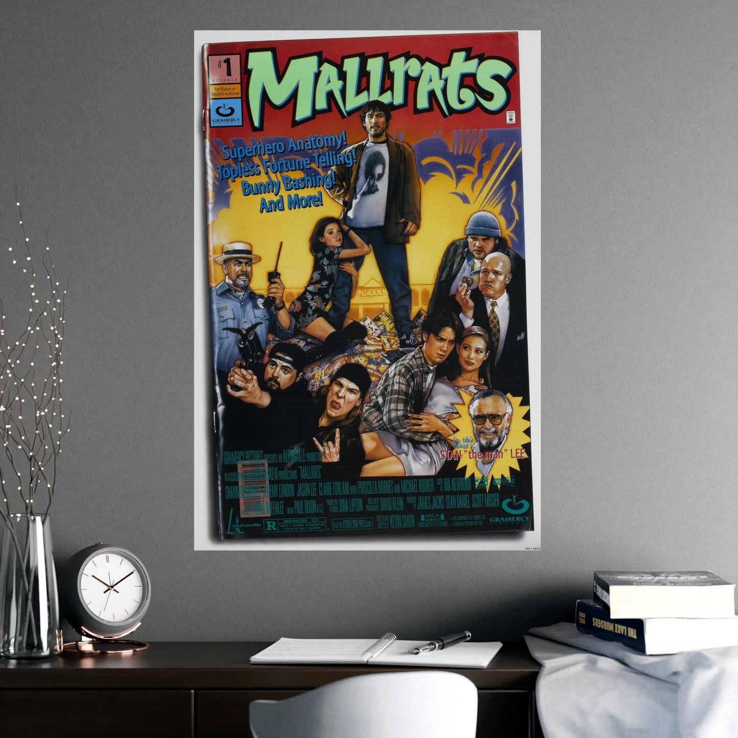 MALLRATS 1995 - Paper Movie Poster-The Sticker Space