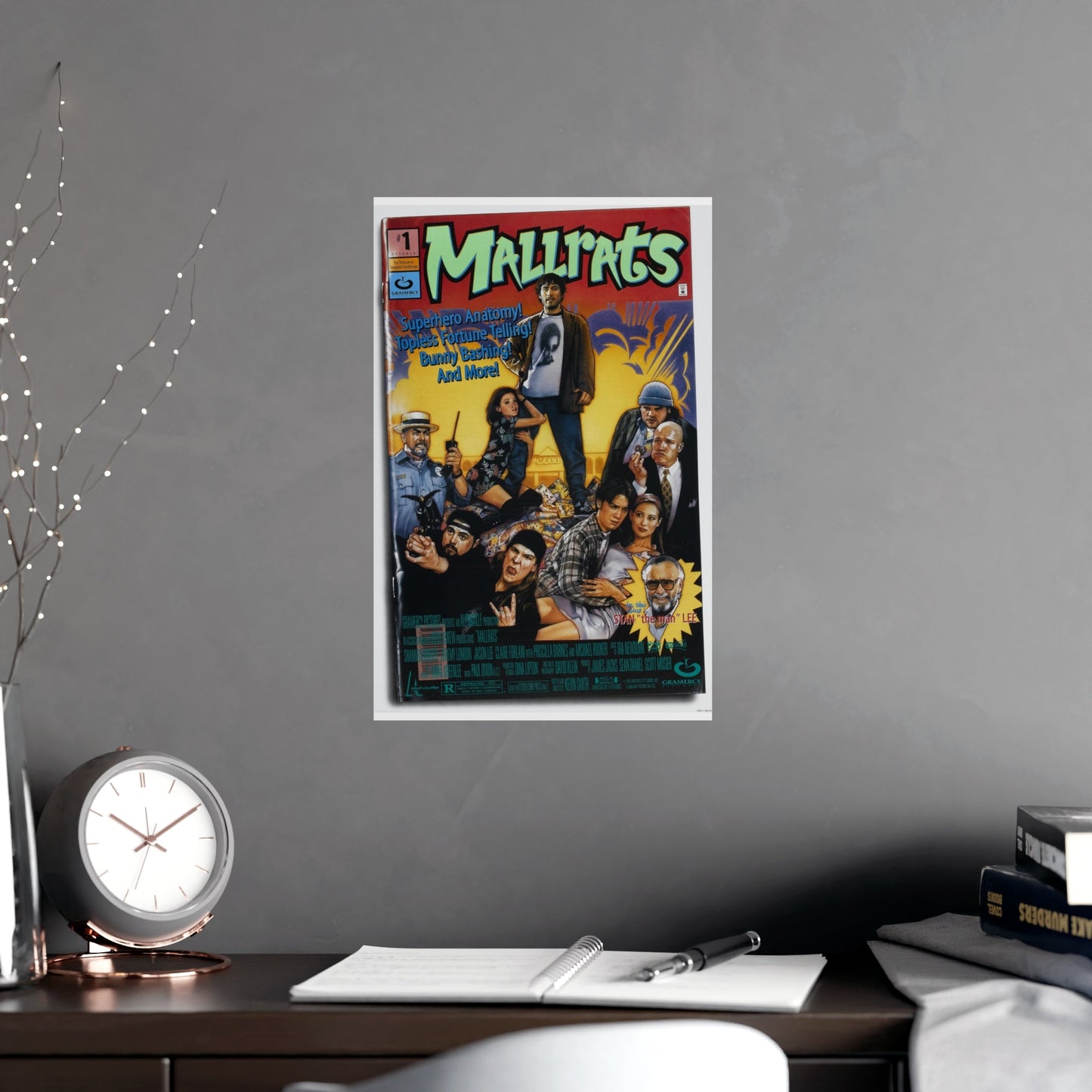 MALLRATS 1995 - Paper Movie Poster-The Sticker Space