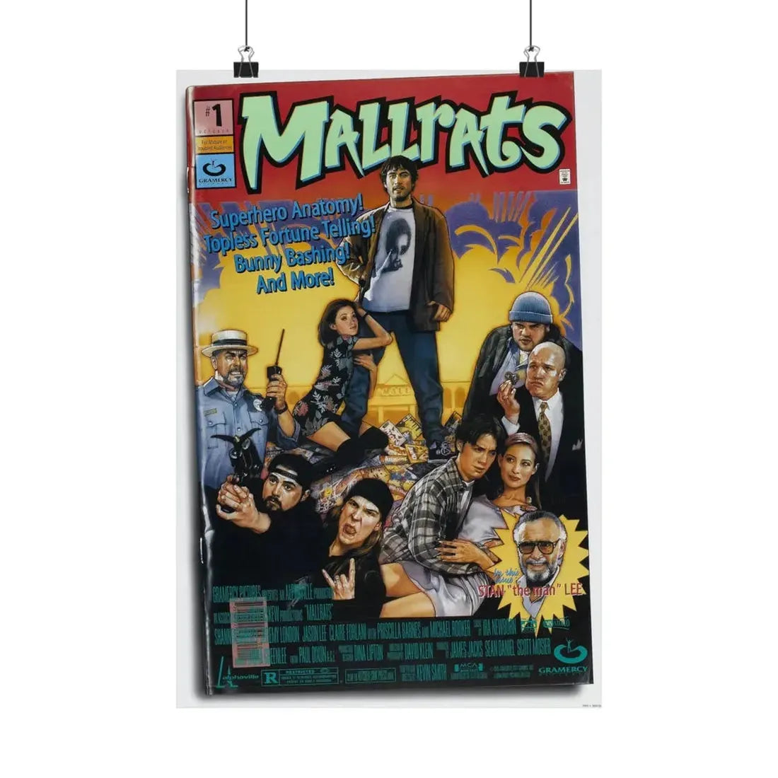 MALLRATS 1995 - Paper Movie Poster - The Sticker Space