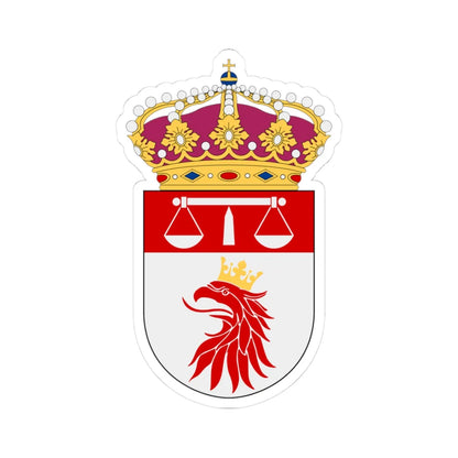 Malmö tingsrätt vapen (Sweden) (Coat of Arms) STICKER Vinyl Kiss-Cut Decal 3 Inch White - The Sticker Space