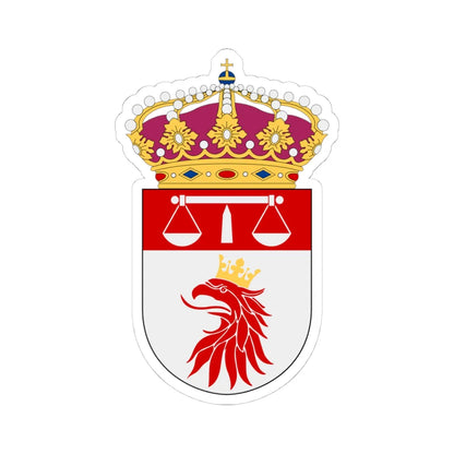 Malmö tingsrätt vapen (Sweden) (Coat of Arms) STICKER Vinyl Kiss-Cut Decal 4 Inch White - The Sticker Space
