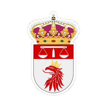 Malmö tingsrätt vapen (Sweden) (Coat of Arms) STICKER Vinyl Kiss-Cut Decal 6 Inch White - The Sticker Space