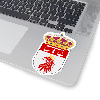 Malmö tingsrätt vapen (Sweden) (Coat of Arms) STICKER Vinyl Kiss-Cut Decal - The Sticker Space