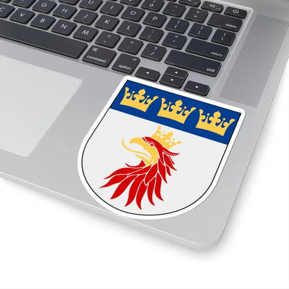 Malmöhus län vapen (Sweden) (Coat of Arms) STICKER Vinyl Kiss-Cut Decal - The Sticker Space