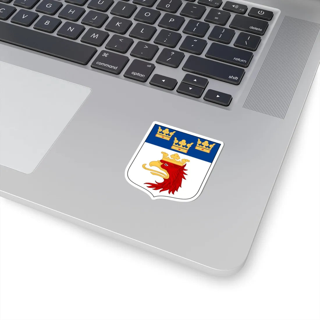 Malmöhus läns vapen (Sweden) (Coat of Arms) STICKER Vinyl Kiss-Cut Decal - The Sticker Space