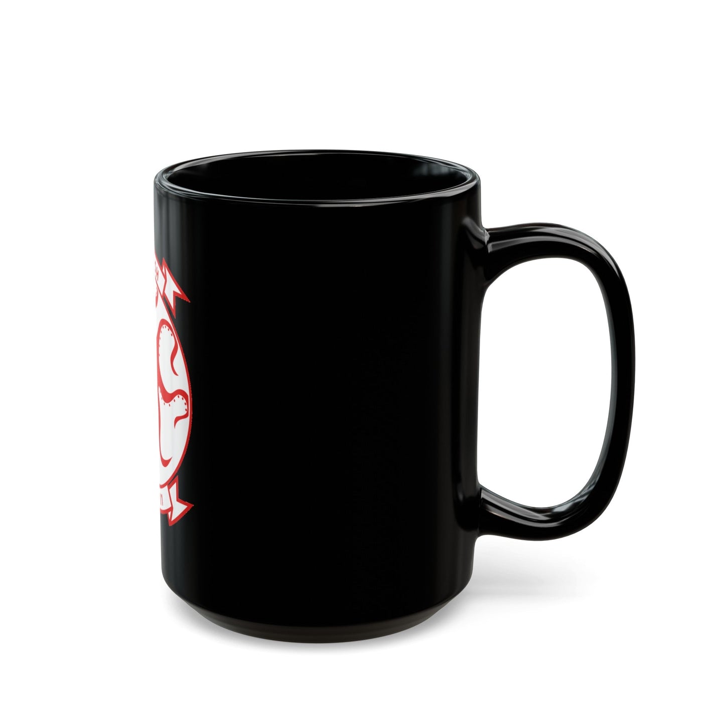 MALS 11 Devilfish 2 (USMC) Black Coffee Mug-The Sticker Space