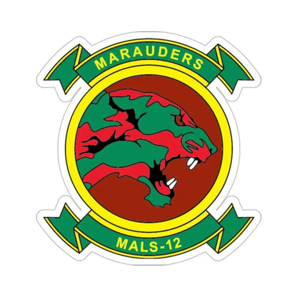 MALS 12 Marauders (USMC) STICKER Vinyl Die-Cut Decal 2 Inch - The Sticker Space