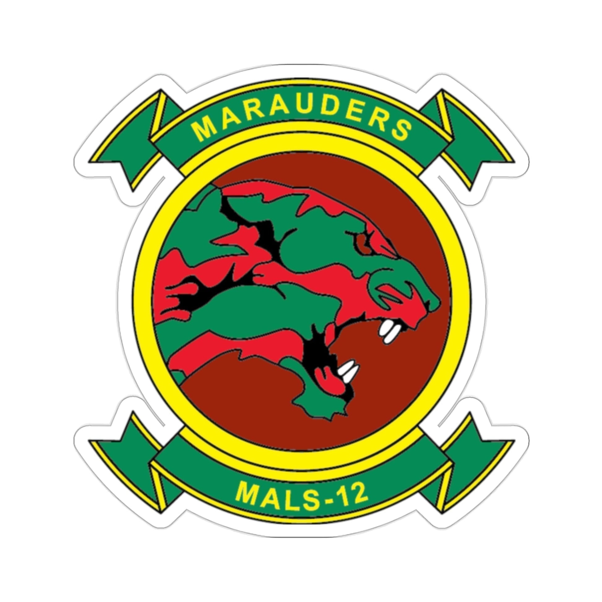 MALS 12 Marauders (USMC) STICKER Vinyl Die-Cut Decal-2 Inch-The Sticker Space