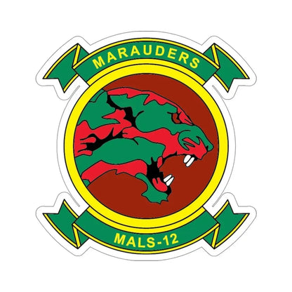 MALS 12 Marauders (USMC) STICKER Vinyl Die-Cut Decal 5 Inch - The Sticker Space